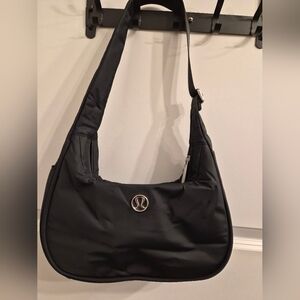 lululemon athletica Black Nylon Shoulder Bag